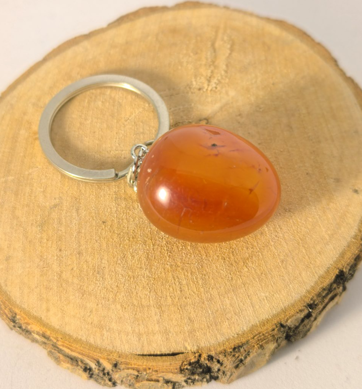 Porte-Clés Cornaline Roulée