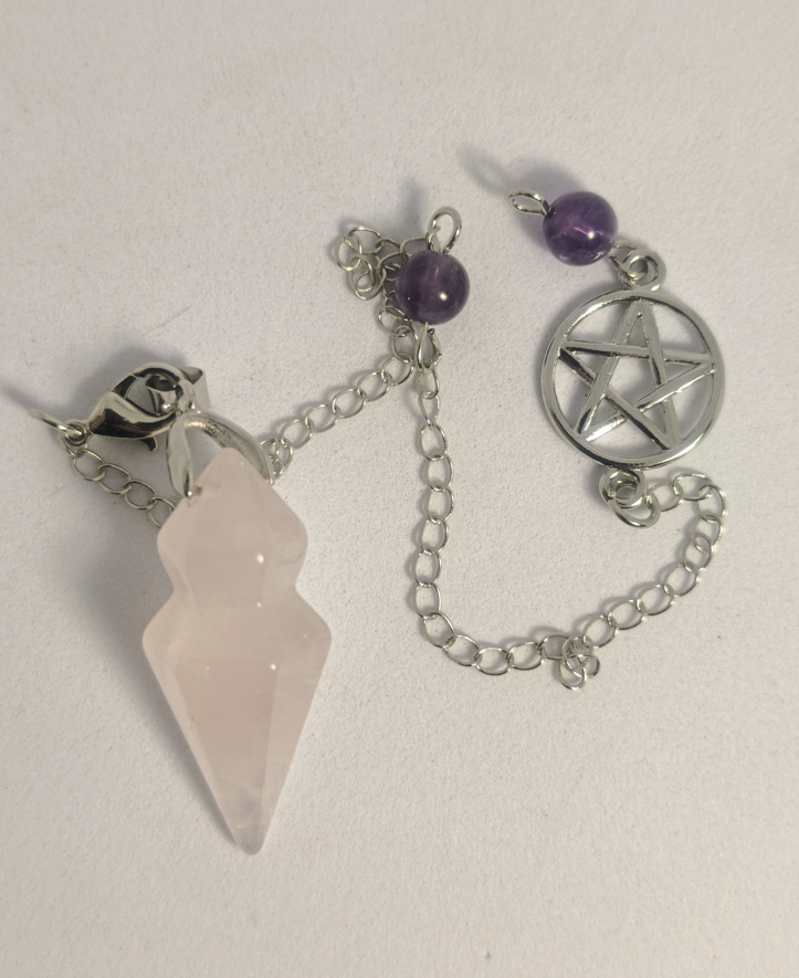 Pendule en Quartz Rose