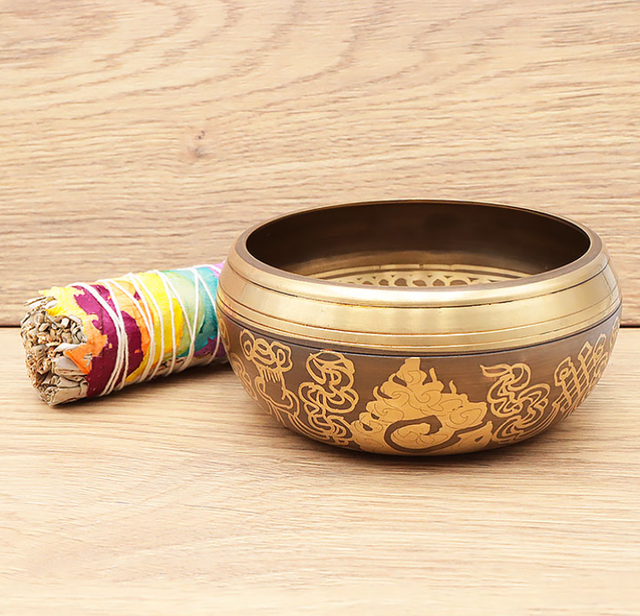 Bol Chantant 5 bouddhas 120mm