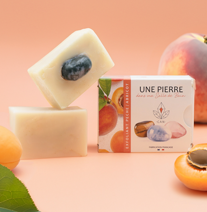 Savon Exfoliant Pêche & Abricot