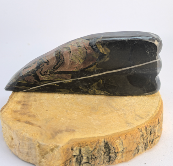 Gua Sha Calcite noir