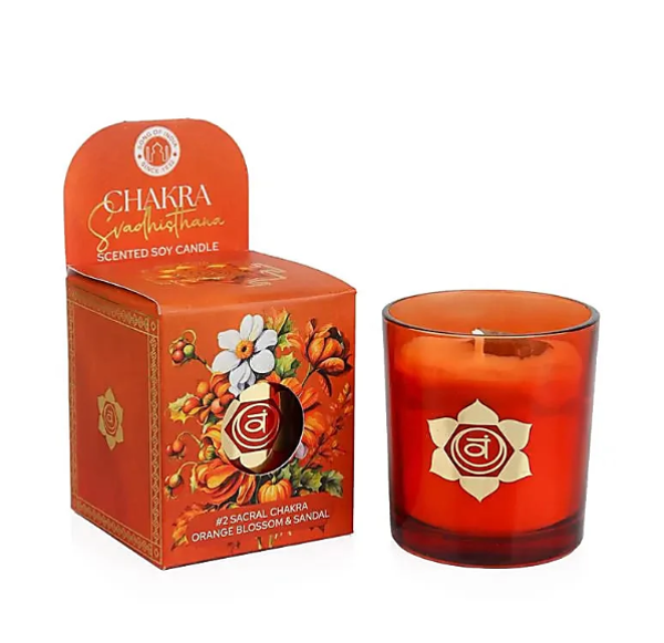 Bougie 2ème Chakra Sacré (Svadhisthana)