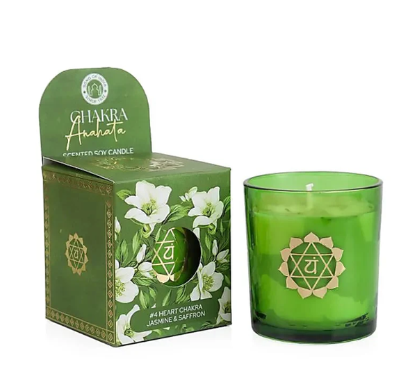 Bougie 4ème Chakra du Cœur (Anahata)