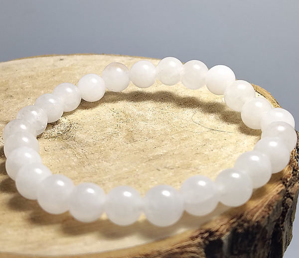 Jade Blanc 6 mm