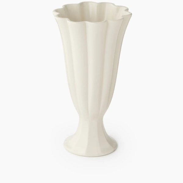 Vase fleur blanche 12cm