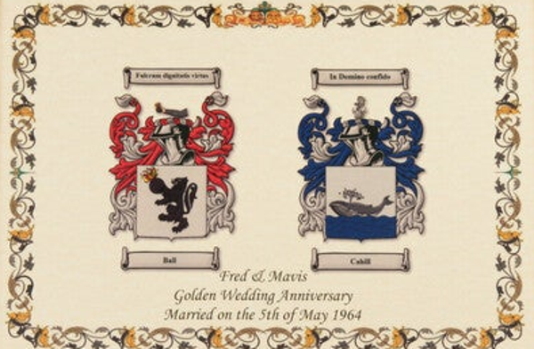 Double Coat of Arms (Size: A3)
