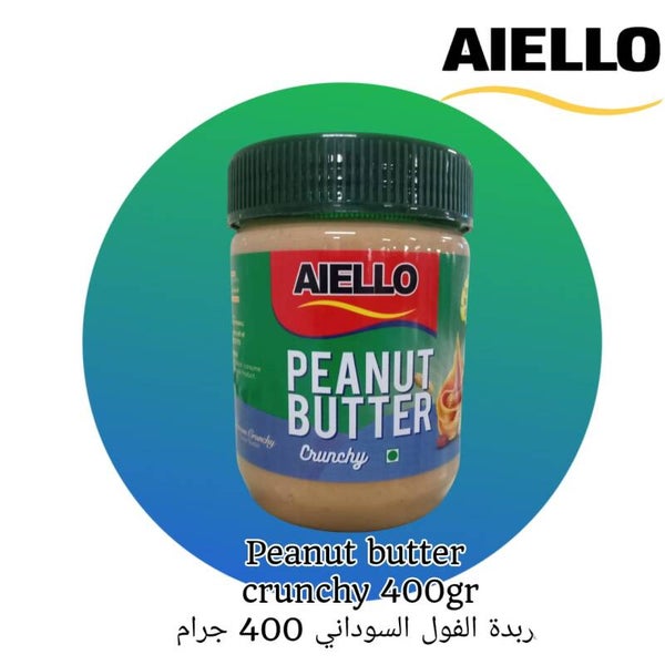 PEANUT BUTTER CRUNCHY AIELLO 400GR X 12