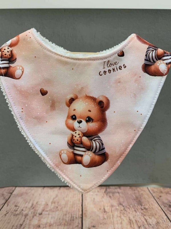 Bavoir bandana ourson 🍪