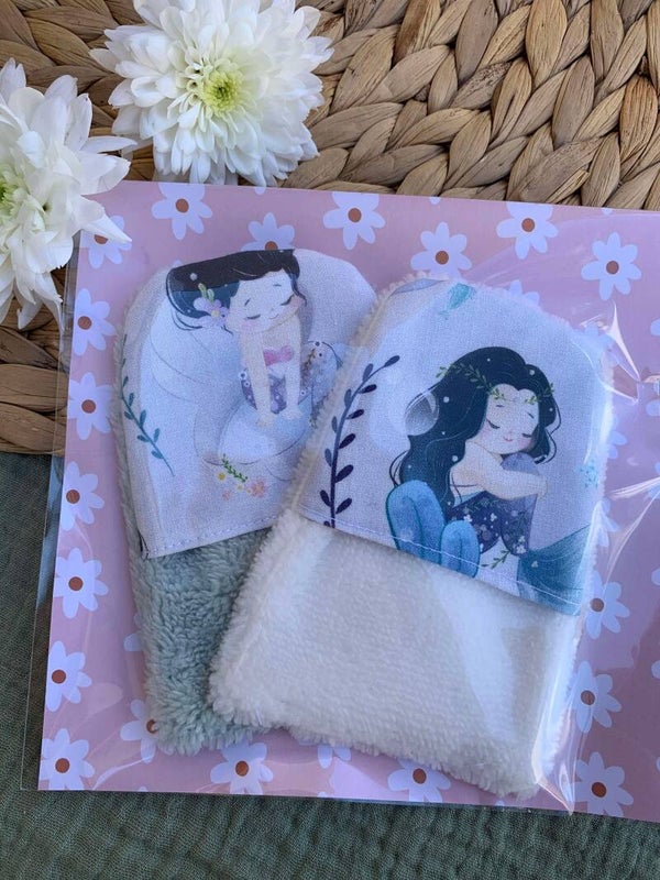 Gant d’apprentissage de la toilette sirène