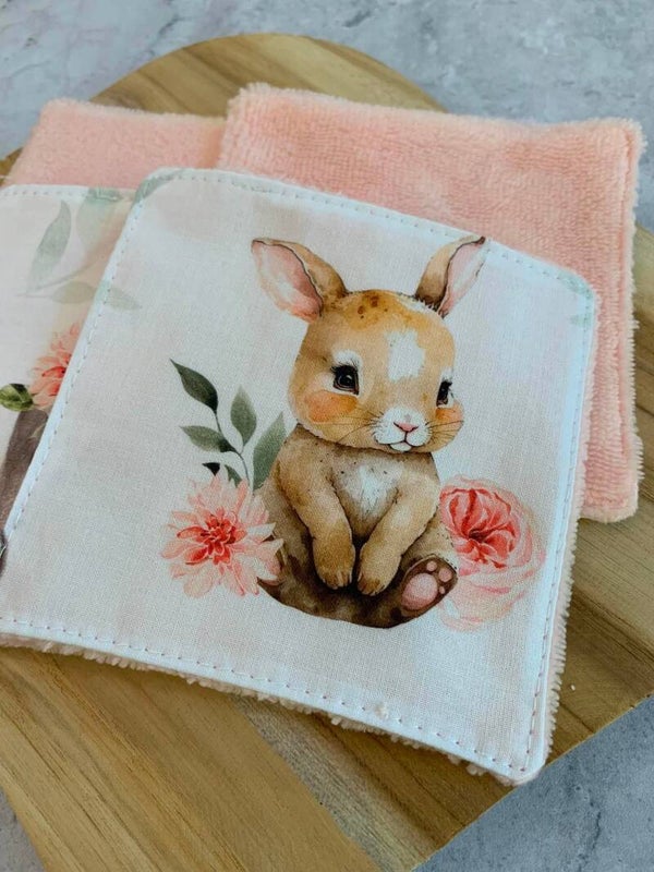 Grands cotons lapin rose 🌸