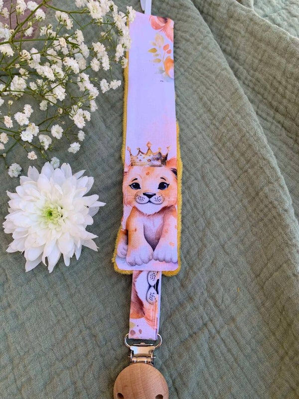 Accroche tétine roi lion 🦁 👑