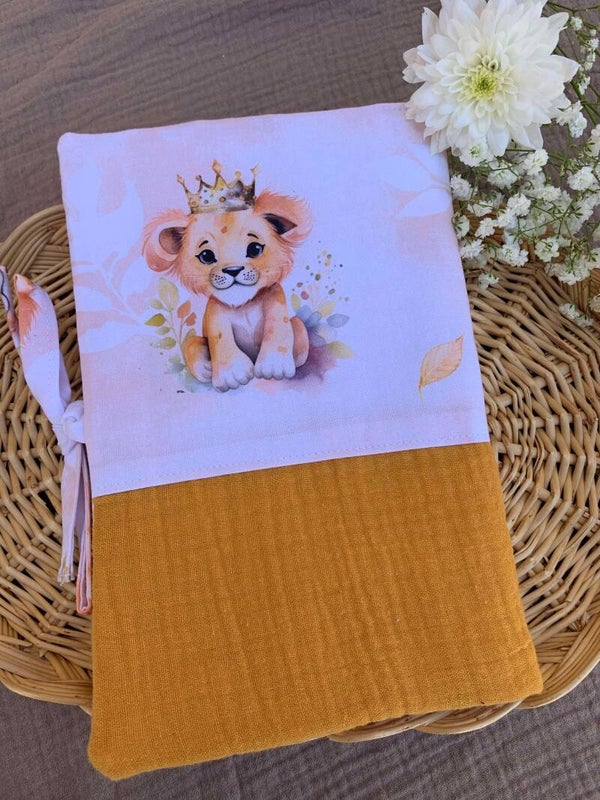 Protège carnet de santé petit roi lion 🦁 👑