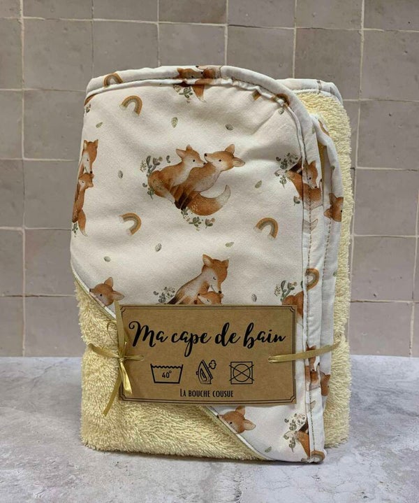 Cape de bain duo de renard 🦊 💛