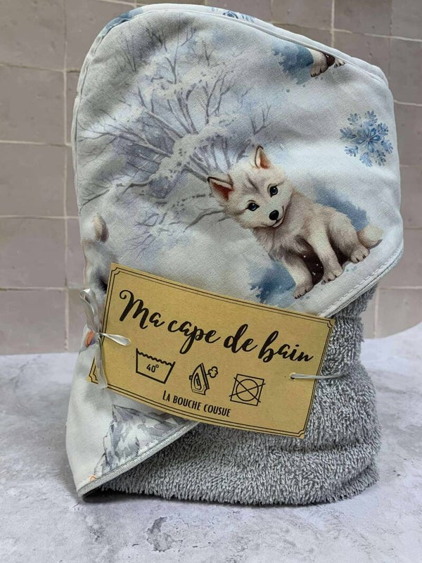 Cape de bain loup 🐺 ❄️