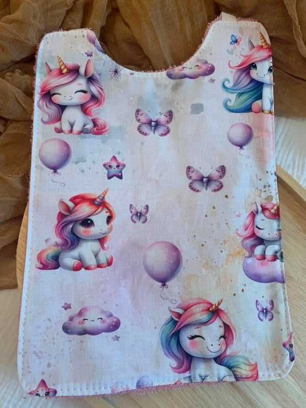Bavoir ficelles licorne 🦄