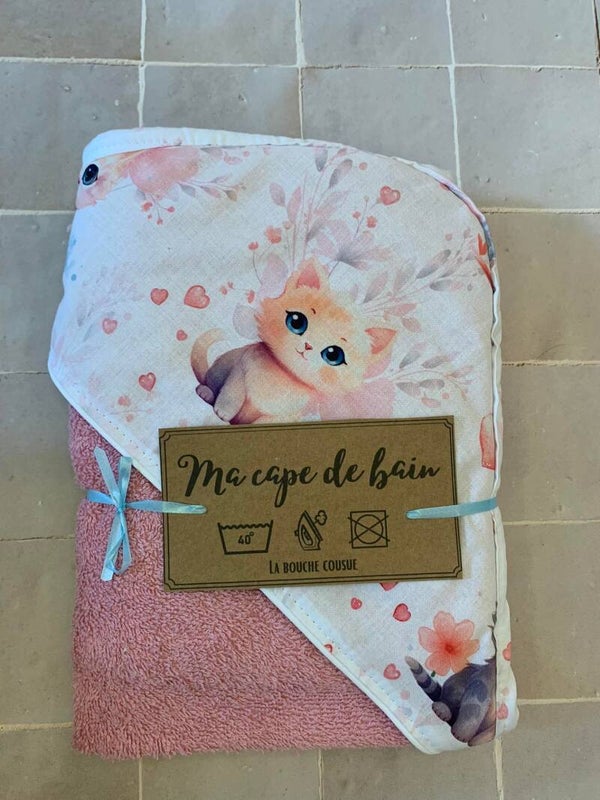 Cape de bain chat 🐈