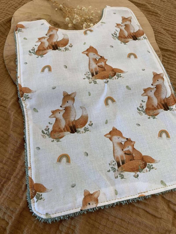 Bavoir ficelles duo de renards 🦊🧡