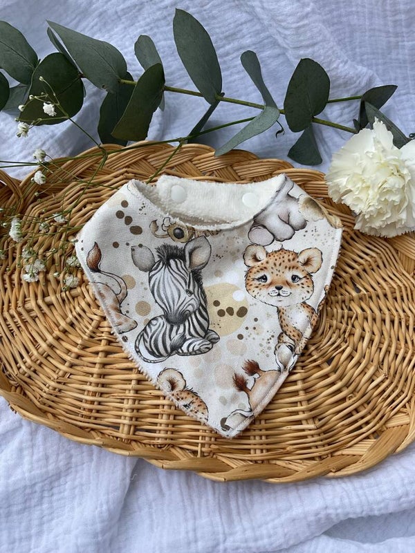 Bavoir Bandana savane écrue