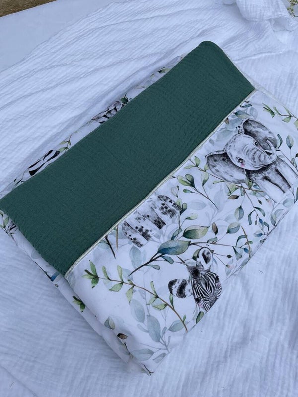 Grande Couverture savane eucalyptus