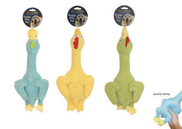 Soft Dog Toy - Squeaky Duck
