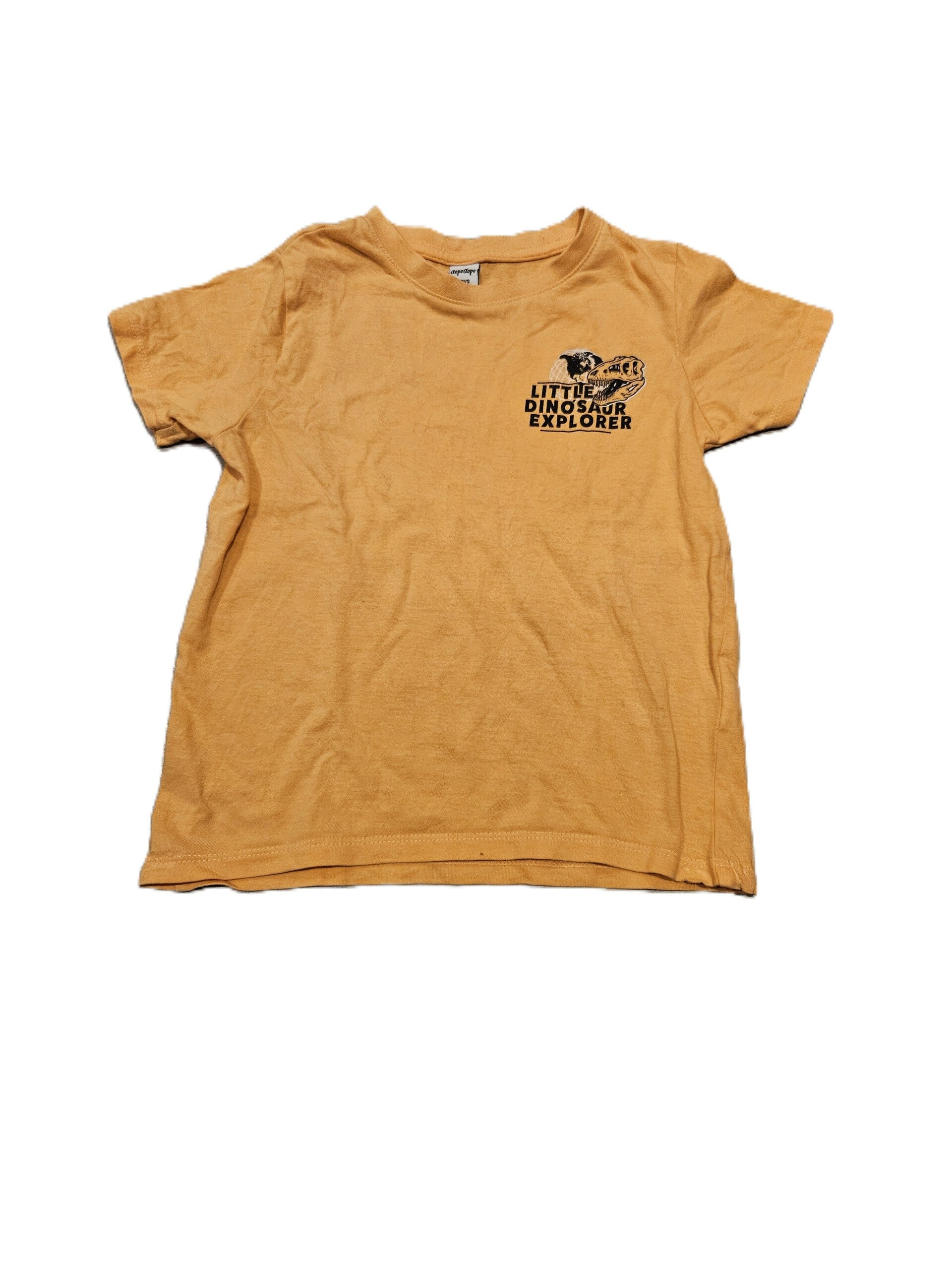 Dopodopo Oranje t-shirt "Little dinosaur explorer"