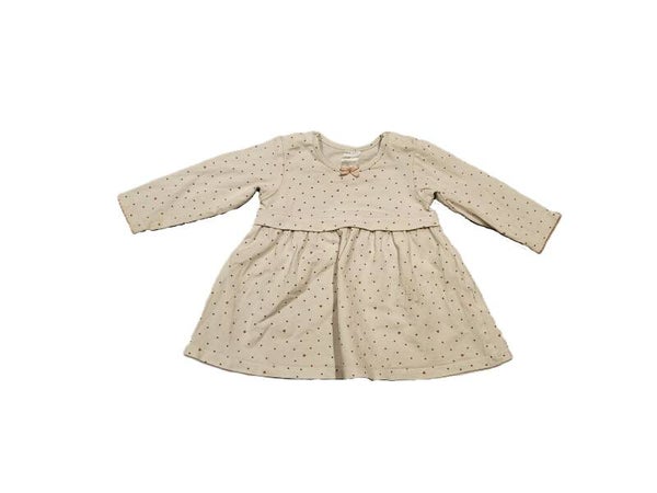 H&M Wit jurkje met stippen en hartjes