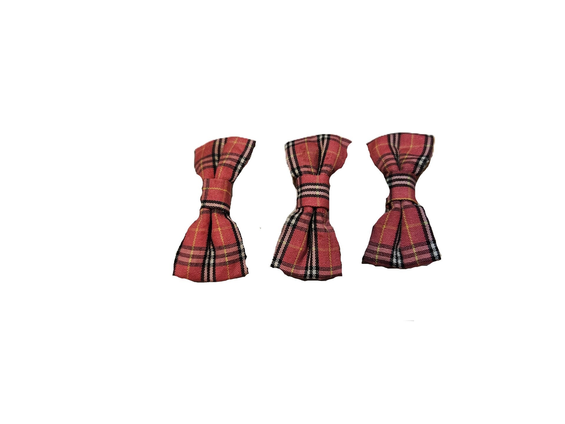 Haarklipjes met roze strikjes