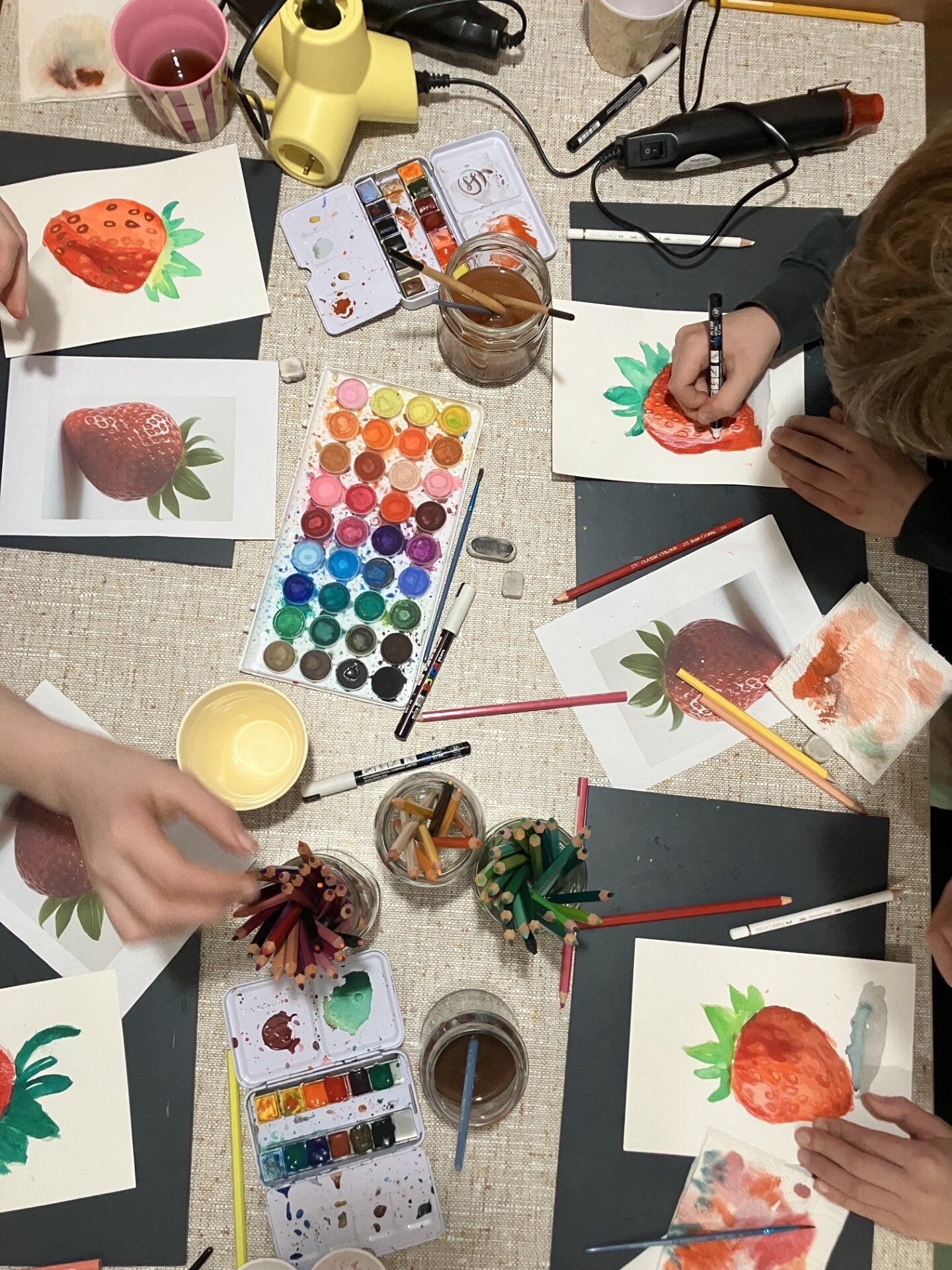 Instagram knikkers tekening