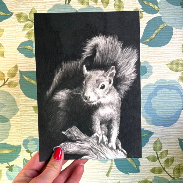 Print eekhoorn A5