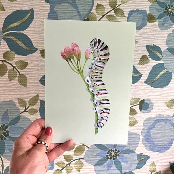 Print rups koninginnepage A5