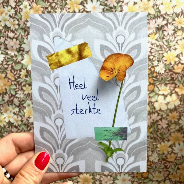 Postkaart Heel veel sterkte