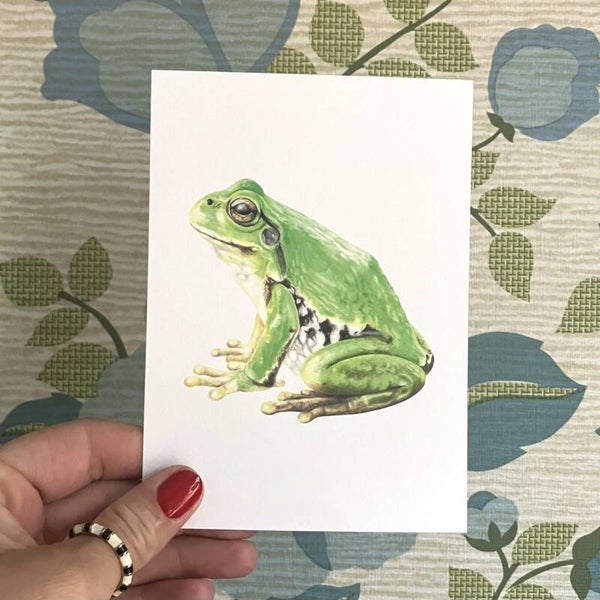 Postkaart Kikker
