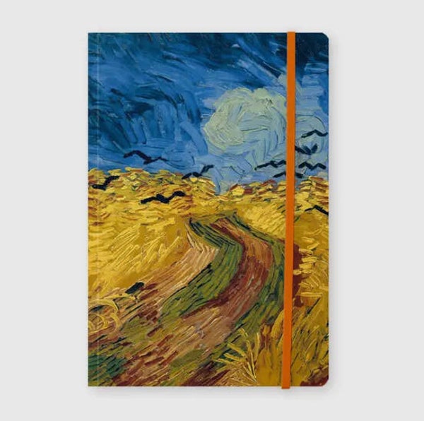 Notitieboek Korenveld met kraaien