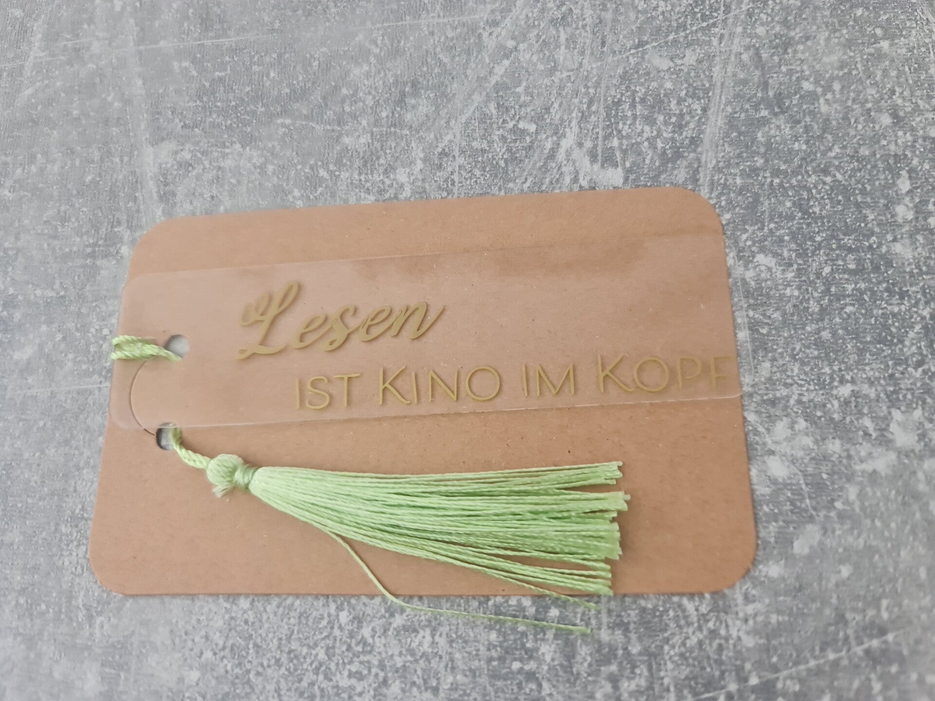 Lesezeichen "Lesen ist Kino im Kopf"