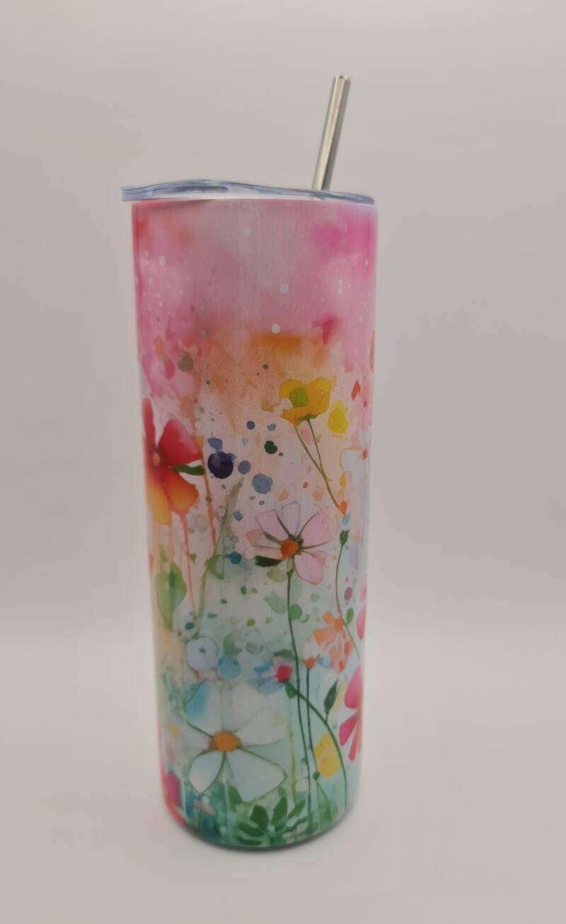 Thermo Trinkbecher Blumenwiese