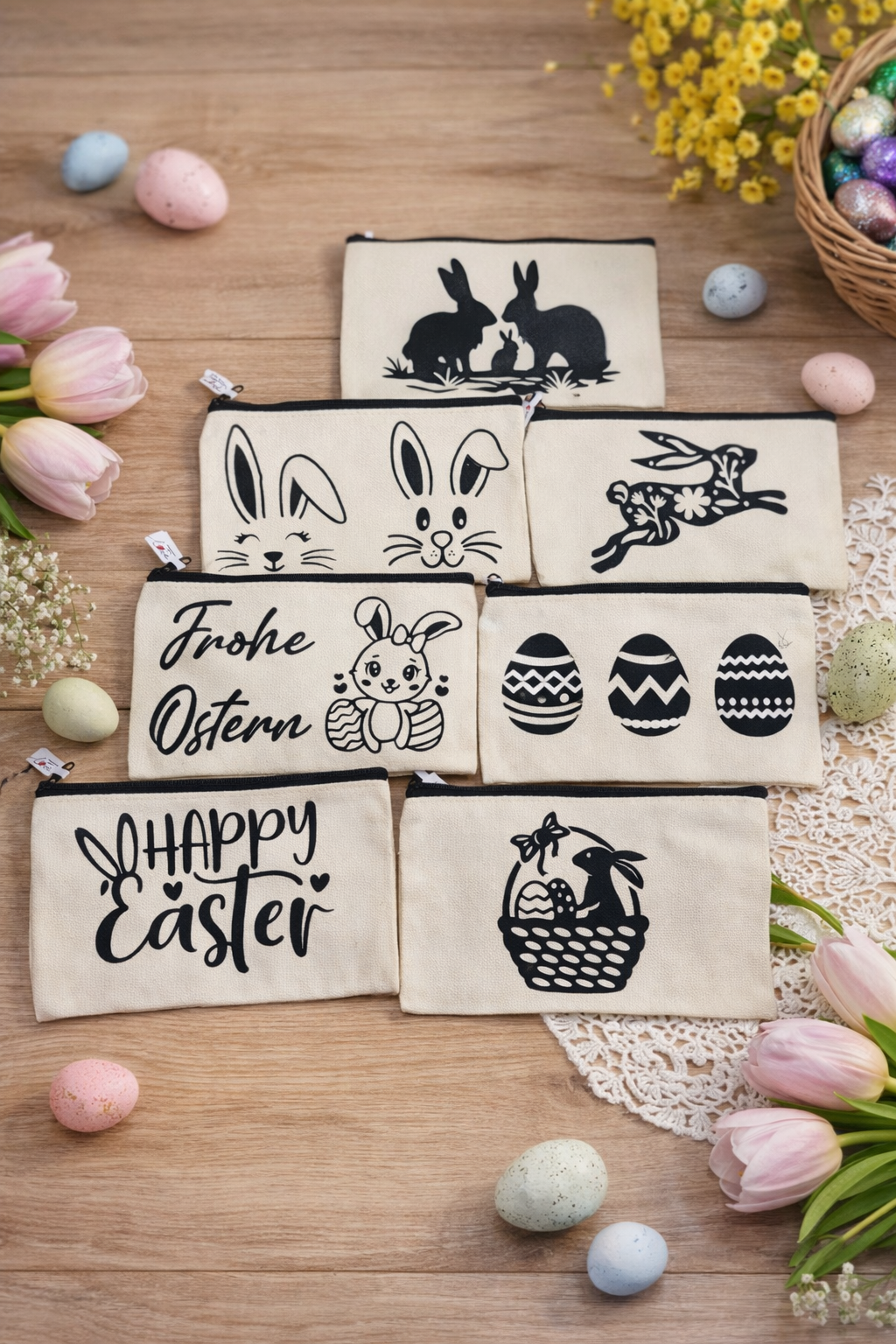 Reißverschlusstasche Ostern