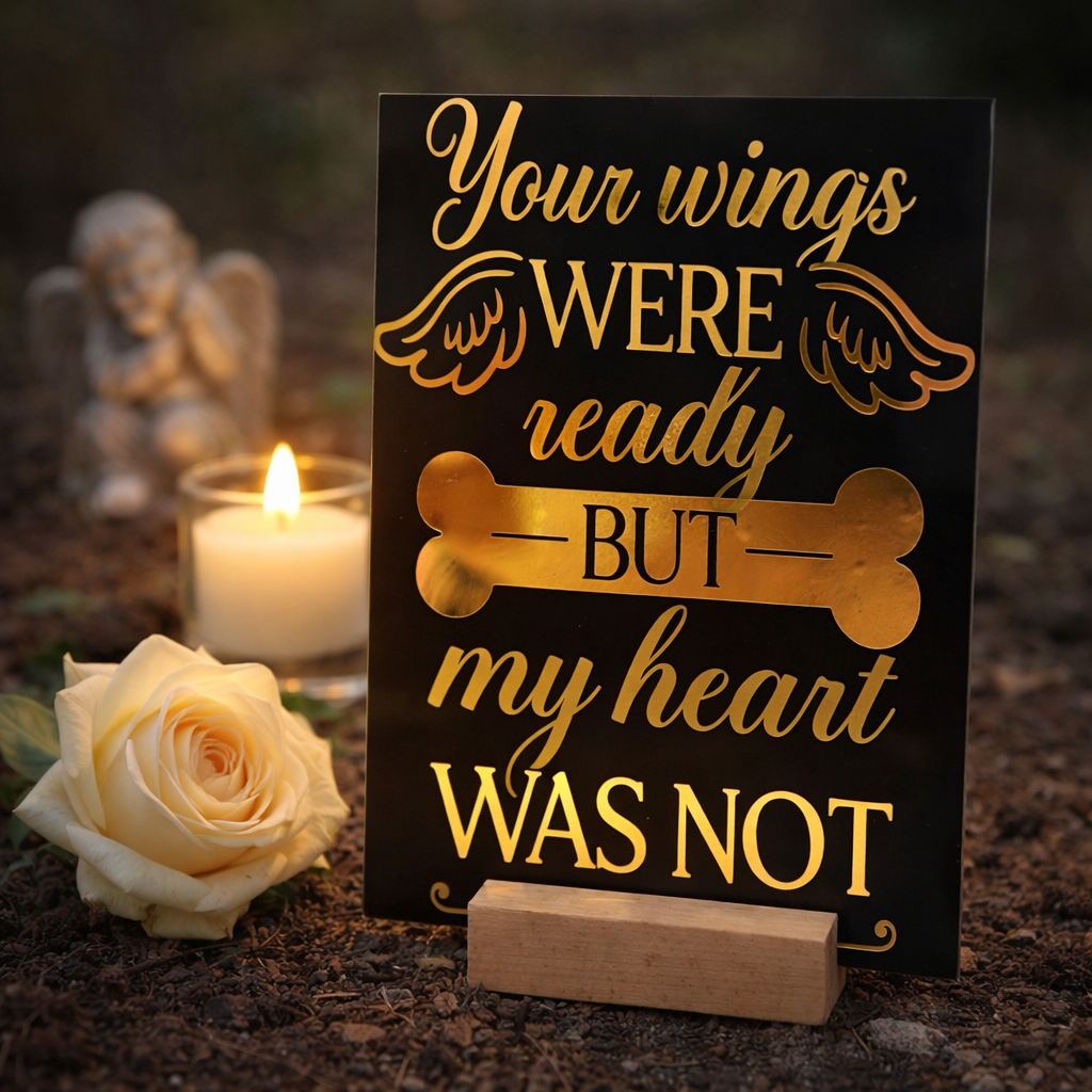 Tischaufsteller "Your Wings"