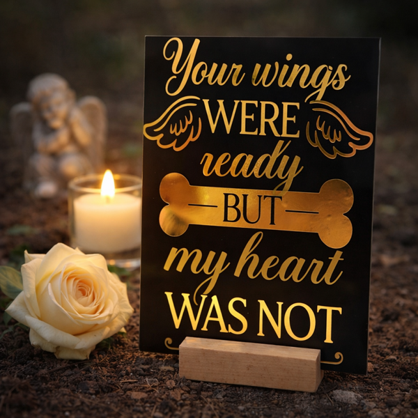Tischaufsteller "Your Wings"