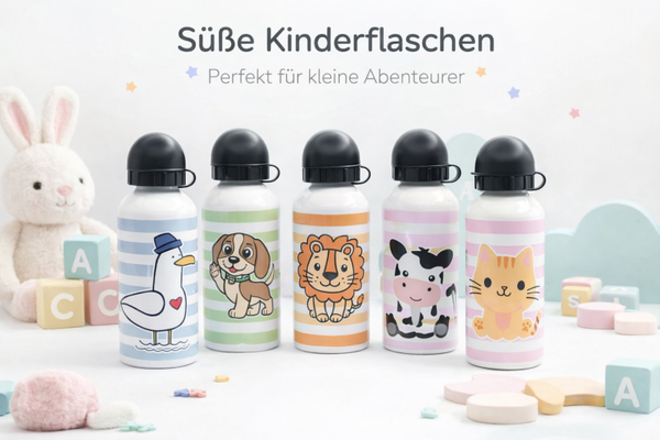 💧 Alu Kinder-Trinkflaschen