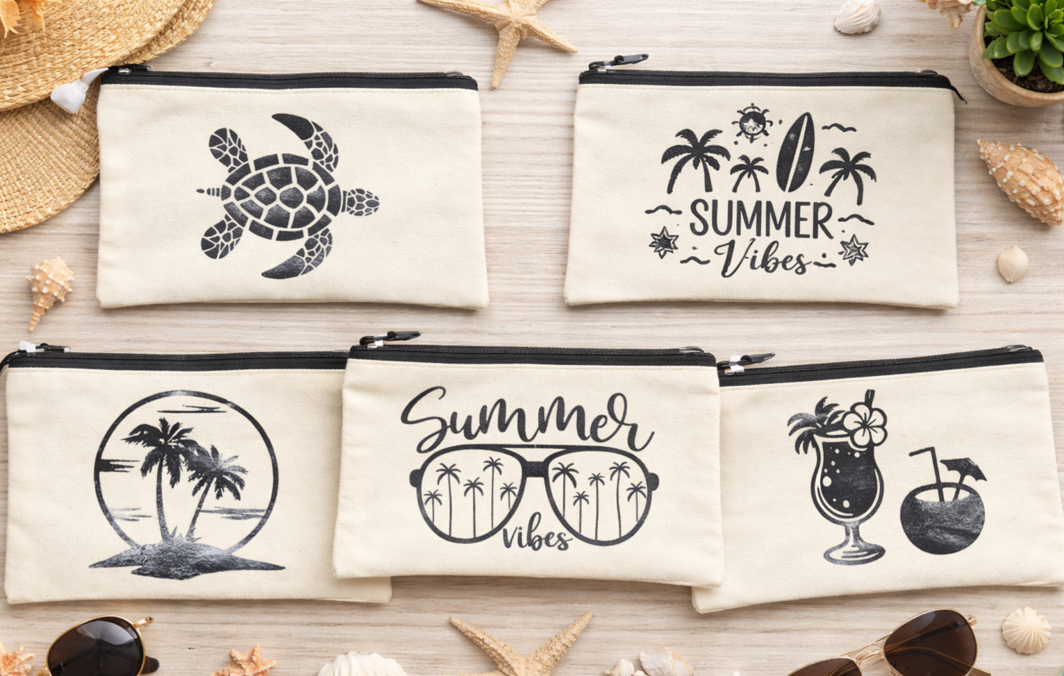 Tasche mit Reißverschluss