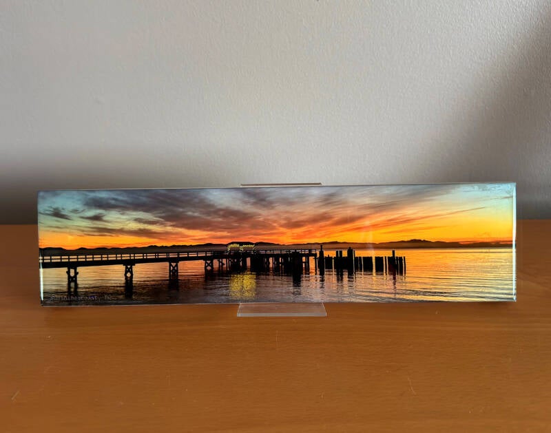 davis sunset-15 x  4 in