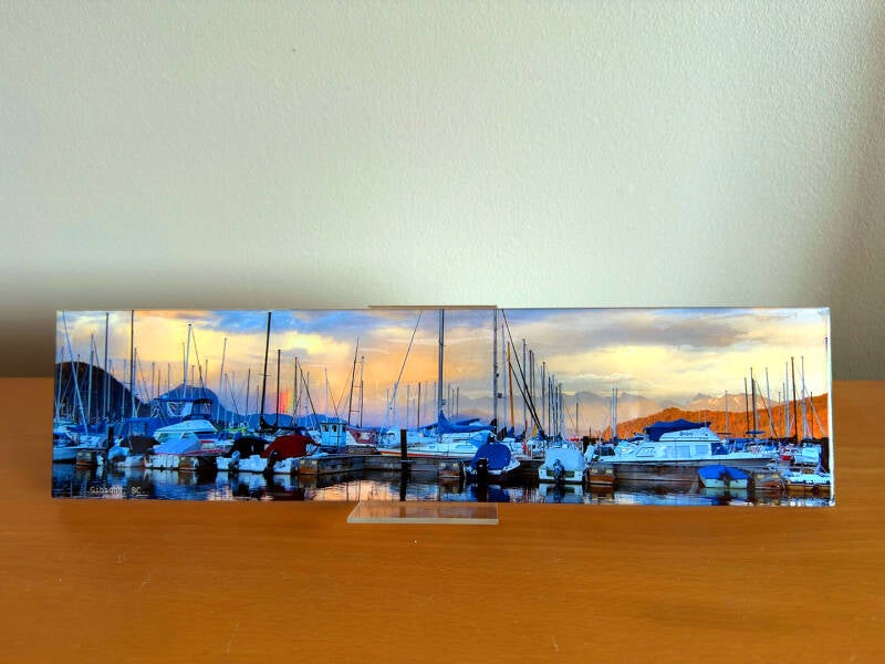 gibsons harbour- 24 x 15 in