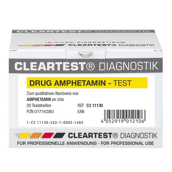 Cleartest Drug - Urine Drug Test - 20 pieces - EN