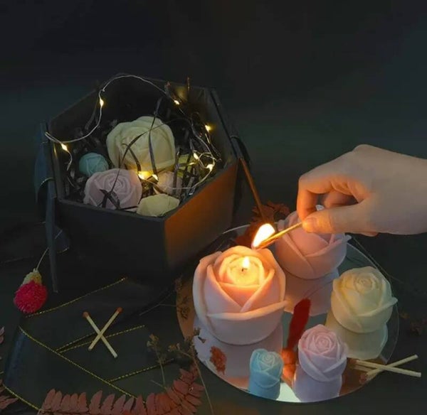 Initio Rose geurkaars