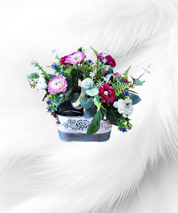 Composition fleur artificielle
