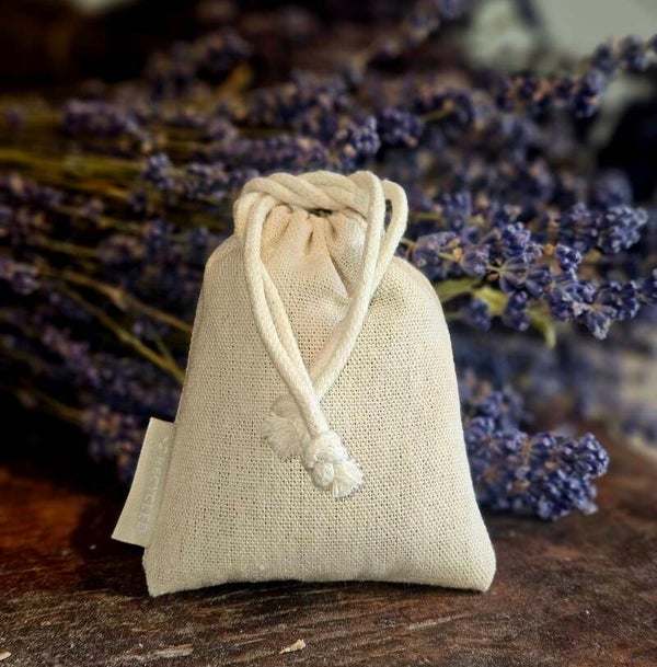 Sachet fleurs de Lavandin - Lin recyclé.