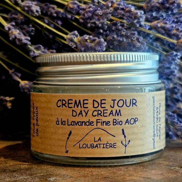 Crème de Jour Lavande Naturelle et Bio 50ml