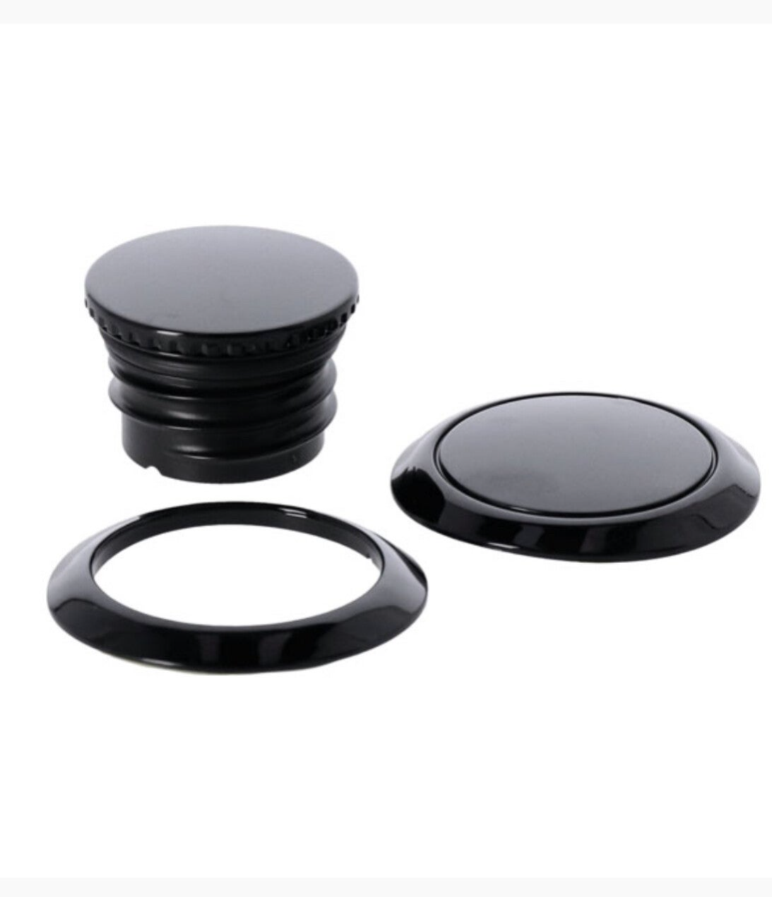 Pop Up Tankdeckel Harley Davidson Softail 18 Up Schwarz Glanz