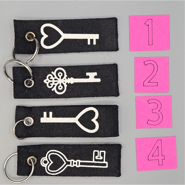 Schlüsselanhänger schwarz