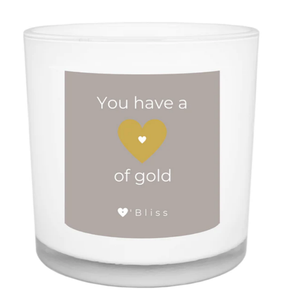 Geurkaars HEART OF GOLD